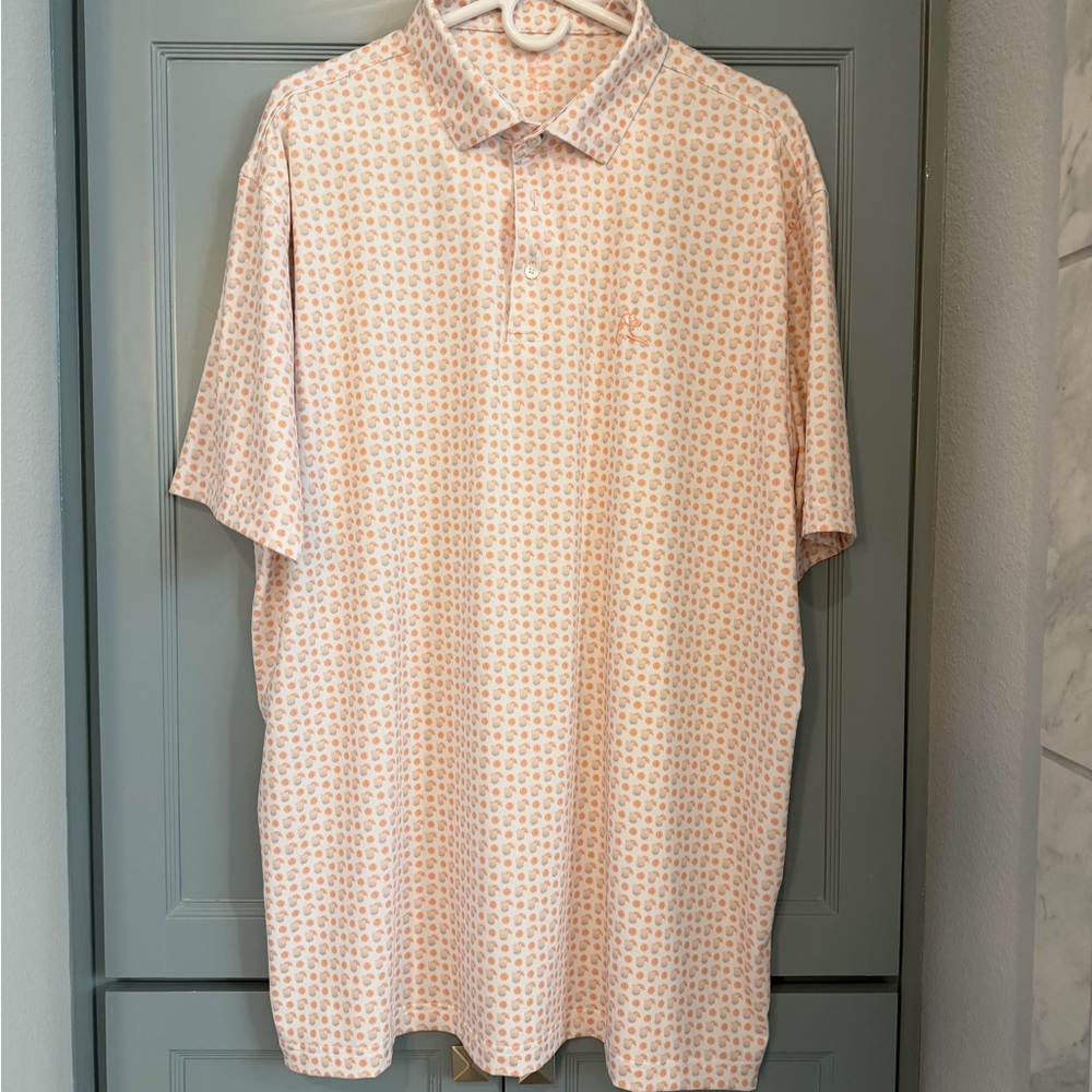 Rhoback peach Paloma drink Patterned Polo Shirt